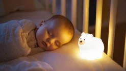 AKKU Tischlampe Knut Weiß