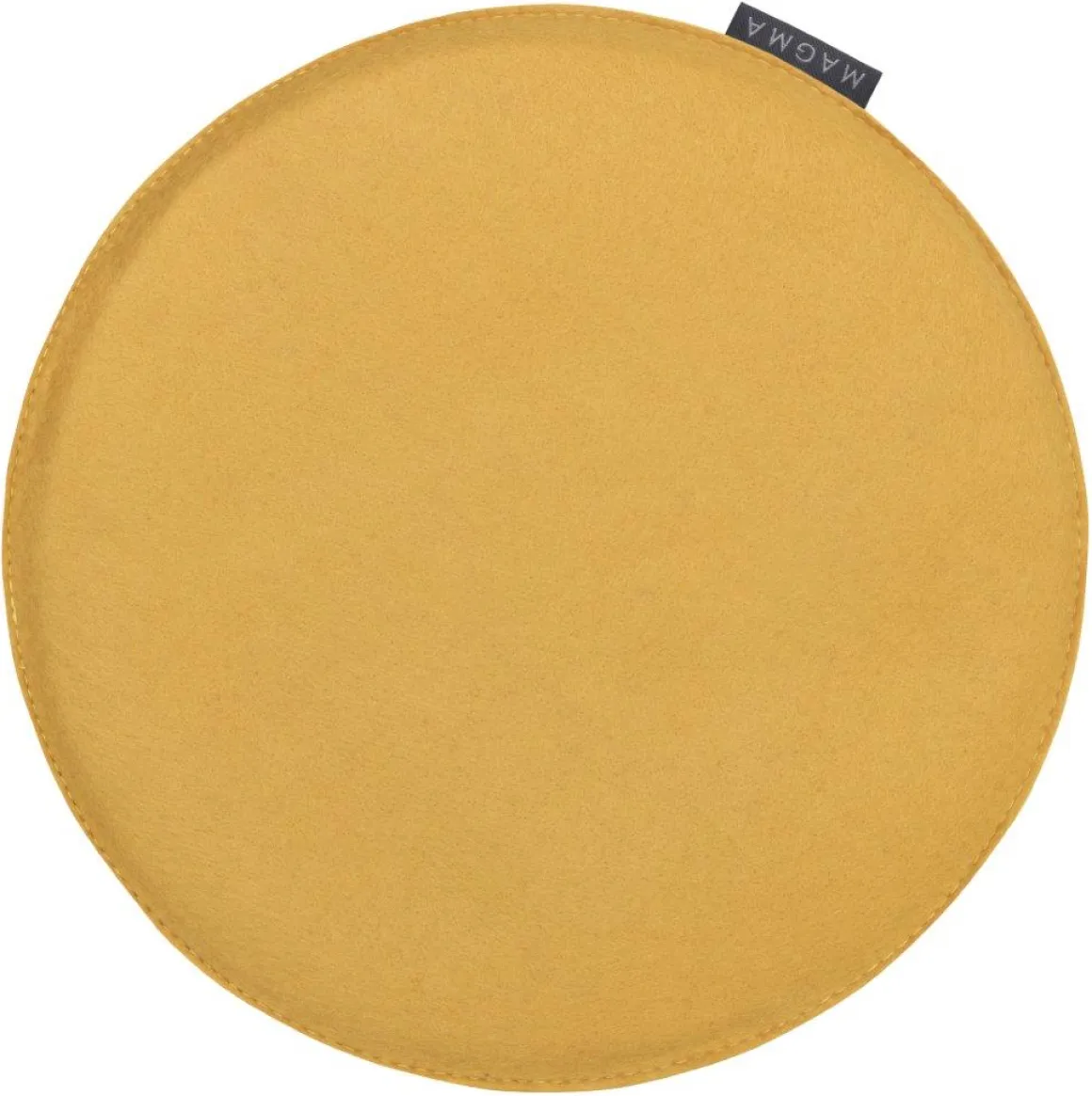 Avaro uni Sitzkissen rund 35cm, senf