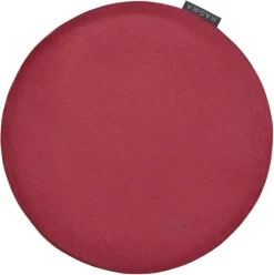 Avaro uni Sitzkissen rund 35cm, weinrot