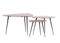 Beistelltische 3er-Set Bloom Akazie