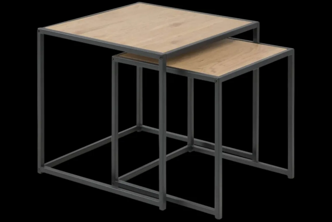 Beistelltisch Seaford Eiche 2er Set