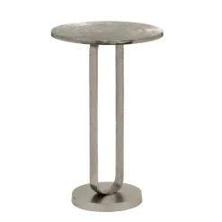 Beistelltisch Tara Silber 38 x 61 cm