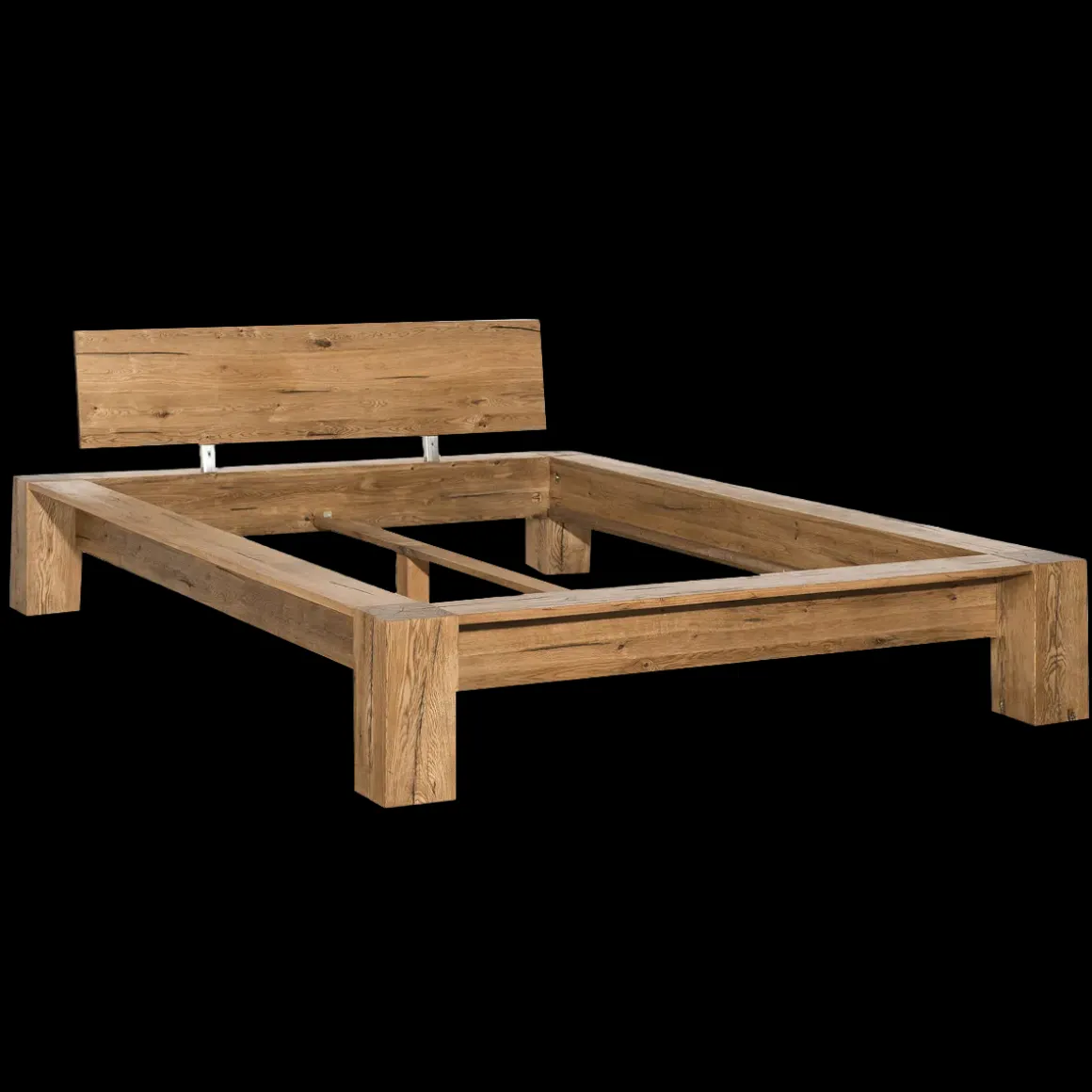 Bettgestell Morten Eiche massiv 140 x 200 cm