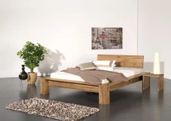 Bettgestell Morten Eiche massiv 140 x 200 cm