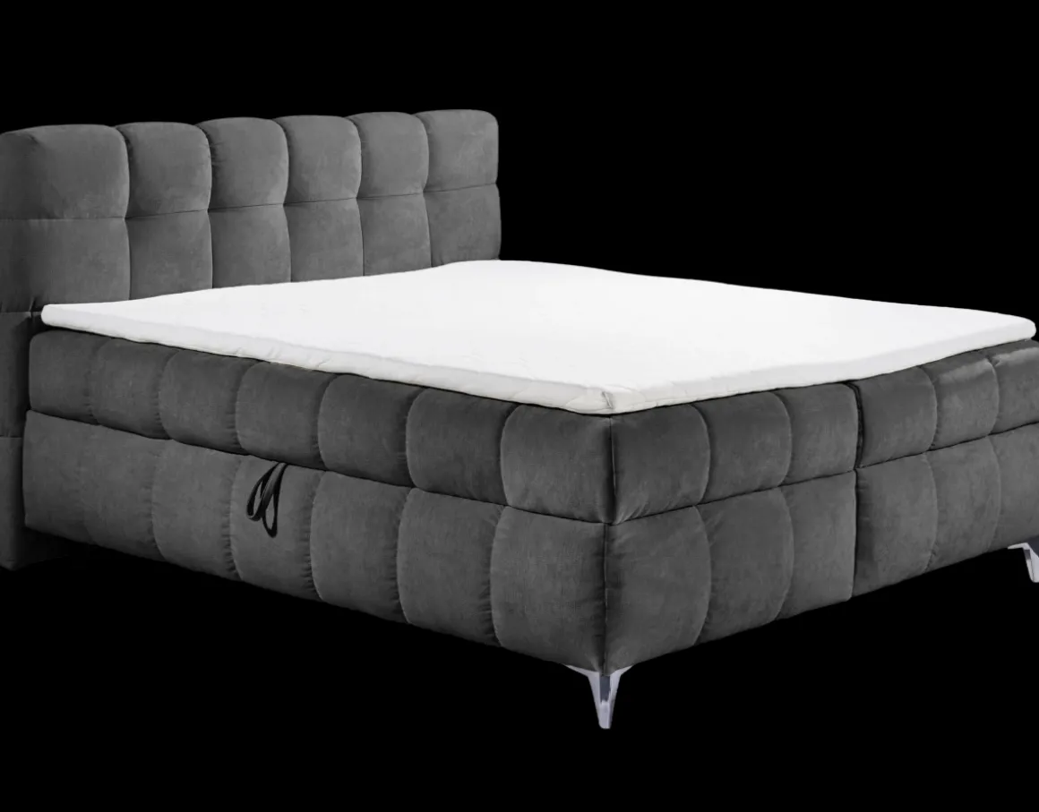Boxbett Kylie Anthrazit 180 x 200 cm