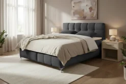 Boxbett Kylie Anthrazit 180 x 200 cm