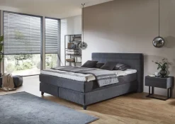 Boxspringbett 25023 Anthrazit 180 x 200 cm