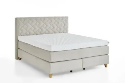 Boxspringbett 25025 Ecru 180 x 200 cm