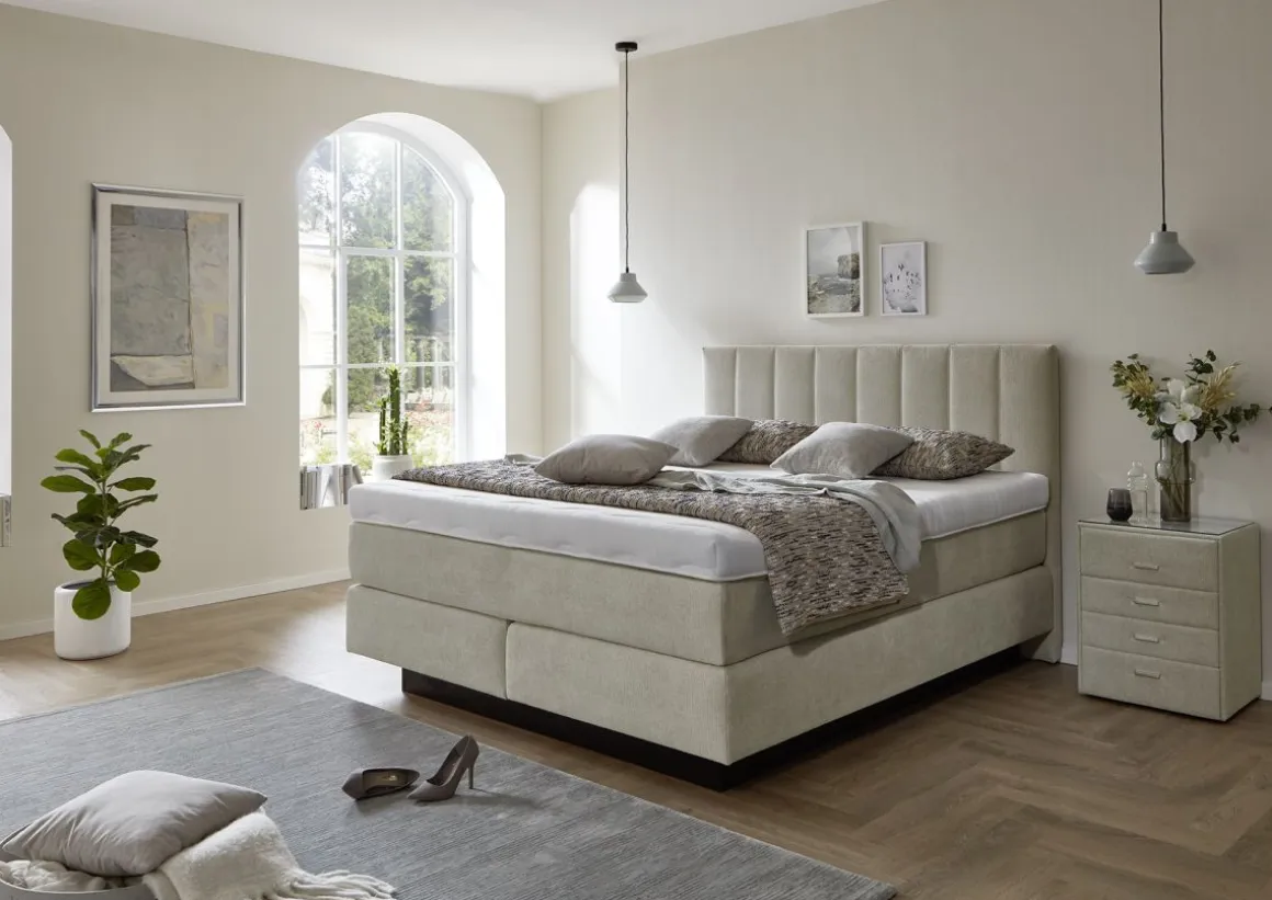 Boxspringbett 23165 Natur 180 x 200 cm