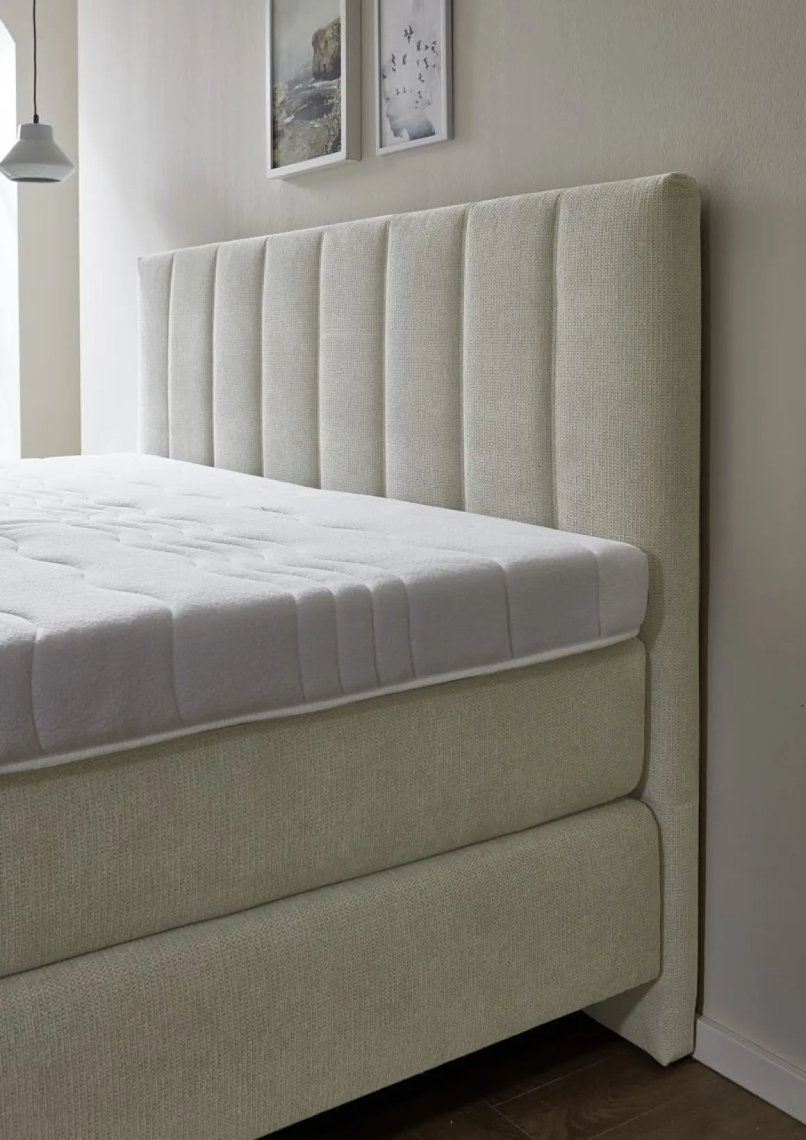 Boxspringbett 23165 Natur 180 x 200 cm