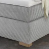 Boxspringbett Romy Hellgrau 140 x 200 cm