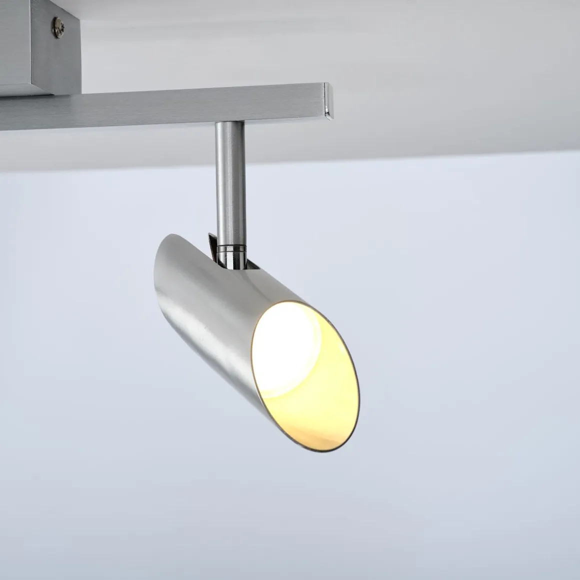 Brilliant 2-flg LED Spot Risell Alu