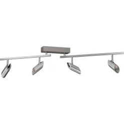 Brilliant 4-flg LED Spot Risell Alu