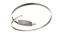 Cinque LED Deckenlampe Cinardi Nickelfarben