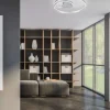 Cinque LED Deckenleuchte Ciola Nickelfarben