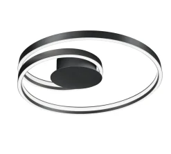 Cinque LED Deckenleuchte Ciola Schwarz