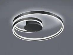 Cinque LED Deckenleuchte Ciola Schwarz