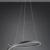 Cinque LED Pendelleuchte Cinardi Schwarz