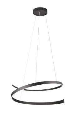 Cinque LED Pendelleuchte Cinardi Schwarz