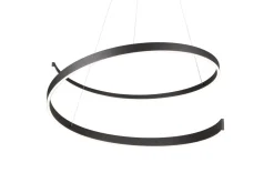 Cinque LED Pendelleuchte Cinardi Schwarz