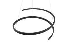 Cinque LED Pendelleuchte Cinardi Schwarz