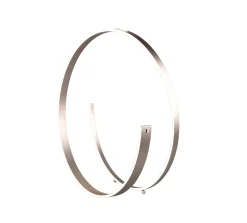 Cinque LED Stehlampe Cinardi Nickelfarben