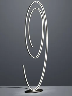 Cinque LED Stehlampe Ciola Schwarz