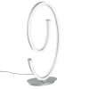 Cinque LED Tischlampe Ciola Nickel