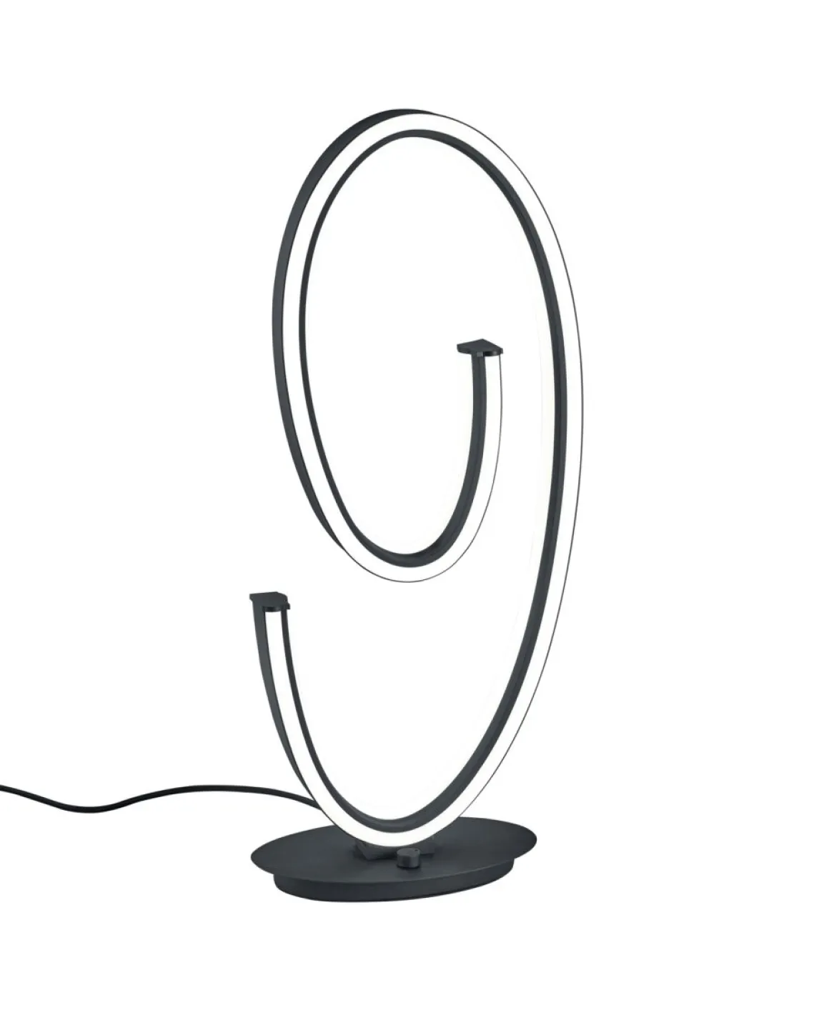 Cinque LED Tischlampe Ciola Schwarz