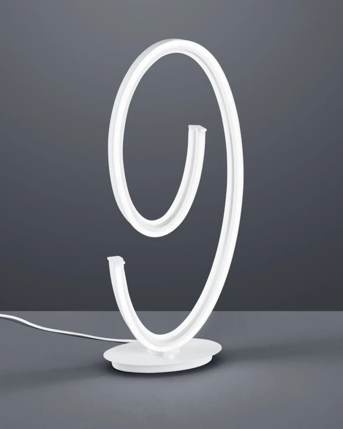 Cinque LED Tischlampe Ciola Weiß