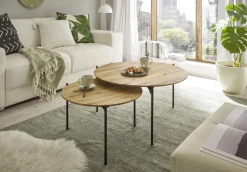 Couchtisch Assuan Eiche Ø 75 cm