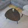 Couchtisch Galet Rostbraun