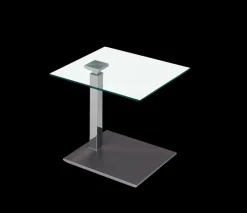 Couchtisch 1442 Glas klar 47 cm