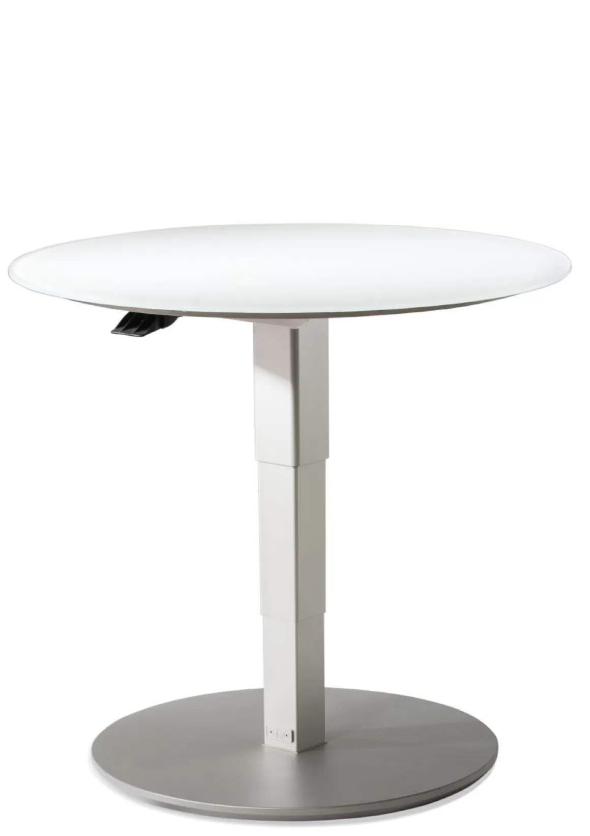 Couchtisch 1866 Glas weiß matt 80 cm