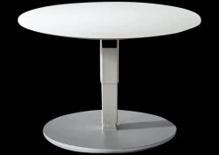 Couchtisch 1866 Glas weiß matt 80 cm