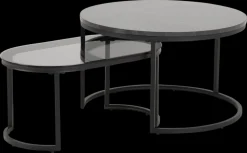 Couchtischsatz Spiro Schwarz