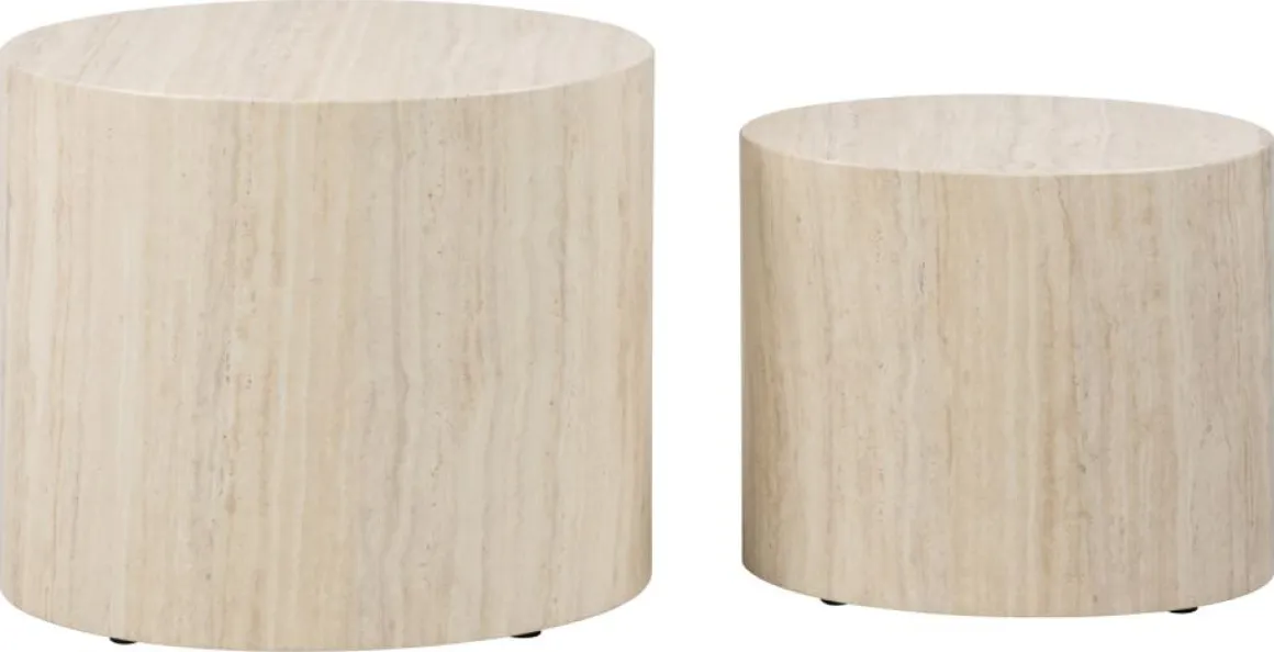 Couchtisch-Set Mice Travertin