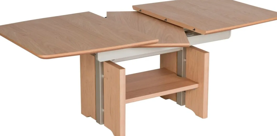 Couchtisch 2324 Wildeiche mit Funktionen 70 cm