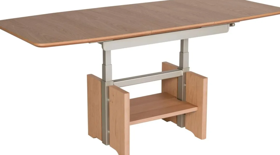 Couchtisch 2324 Wildeiche mit Funktionen 70 cm