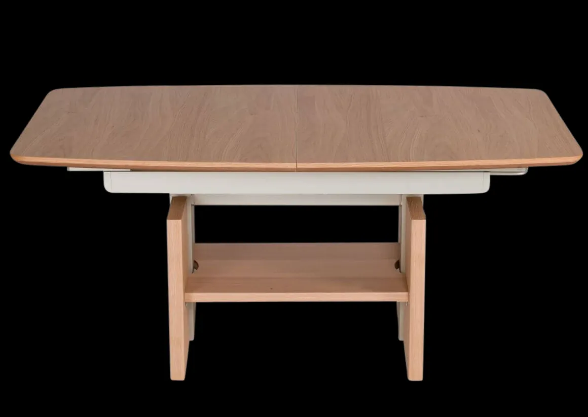 Couchtisch 2324 Wildeiche mit Funktionen 70 cm