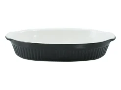CreaTable Auflaufform oval 33cm Classic Black&White