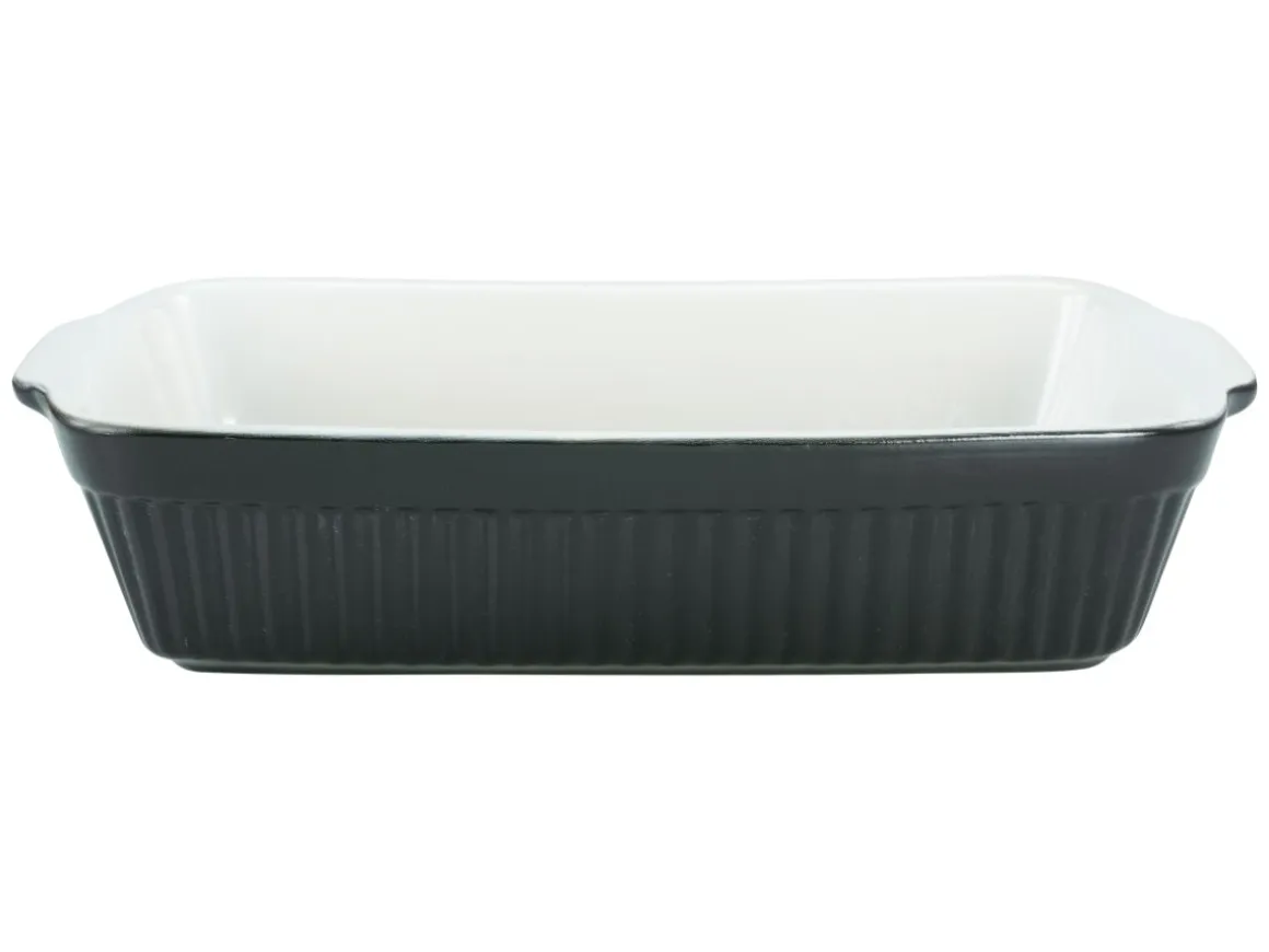 CreaTable Auflaufform rechteckig 34cm Classic Black&White