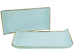 CreaTable BBQ Platte Nature Collection Lightblue 33 x 16,5 cm