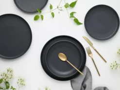 CreaTable Dessertteller Uno Schwarz 21 cm