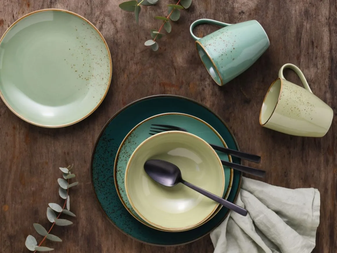 CreaTable Untertasse Nature Collection Green 15 cm