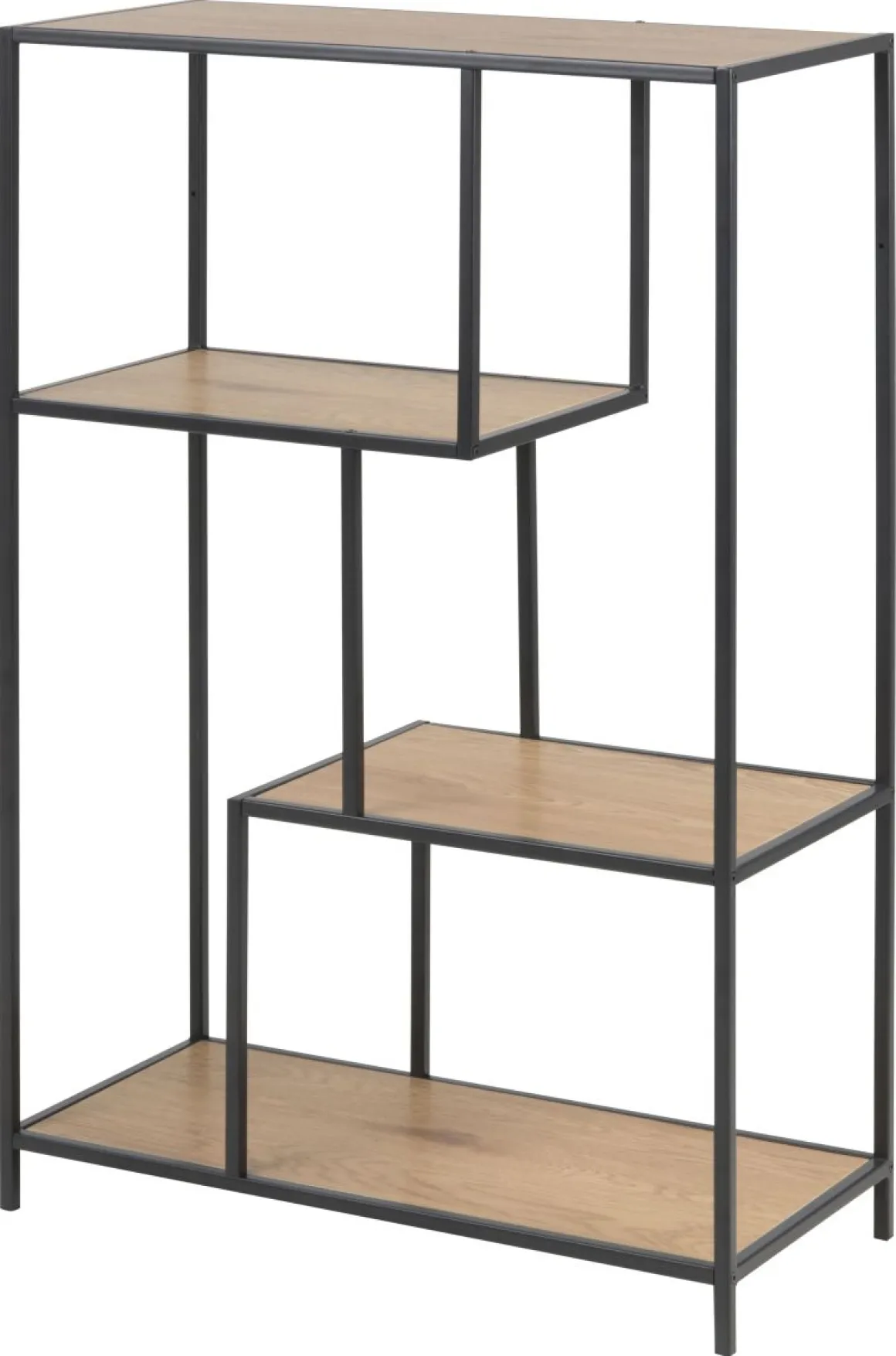 Design-Bücherregal Seaford Eiche 77 x 114 cm