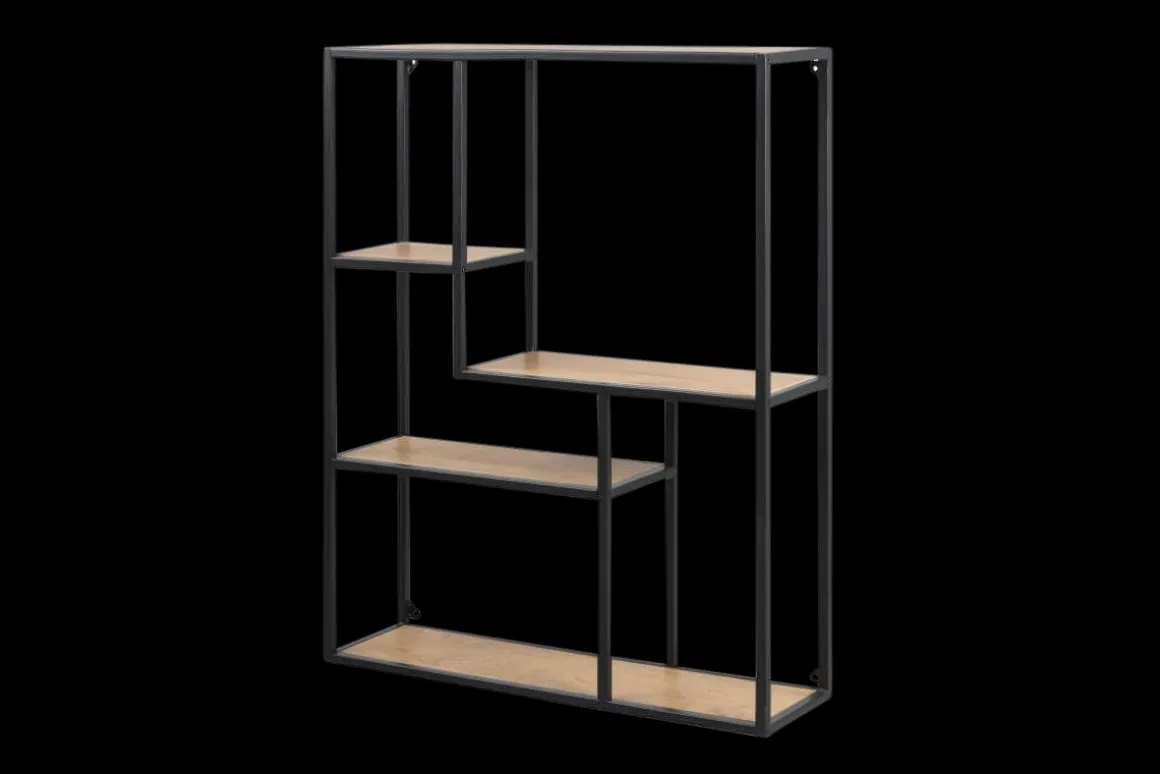 Design-Regal Seaford Eiche 75 x 91 cm