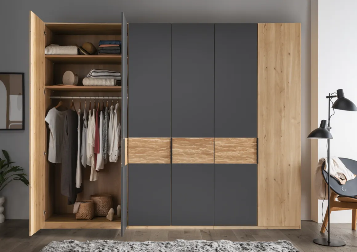 Drehtürenschrank Cadiz Eiche