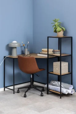 Eck-Regal Seaford Eiche 185 cm