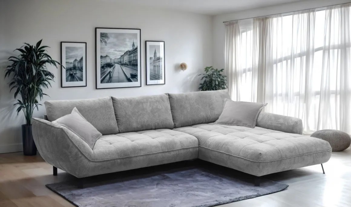 Ecksofa Biarritz Grau